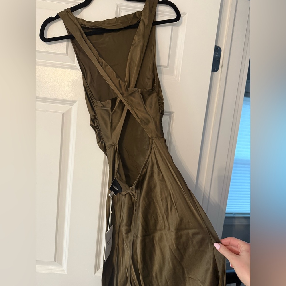 Elegant Reformation Anaiis Silk Dress - Picture 14 of 16